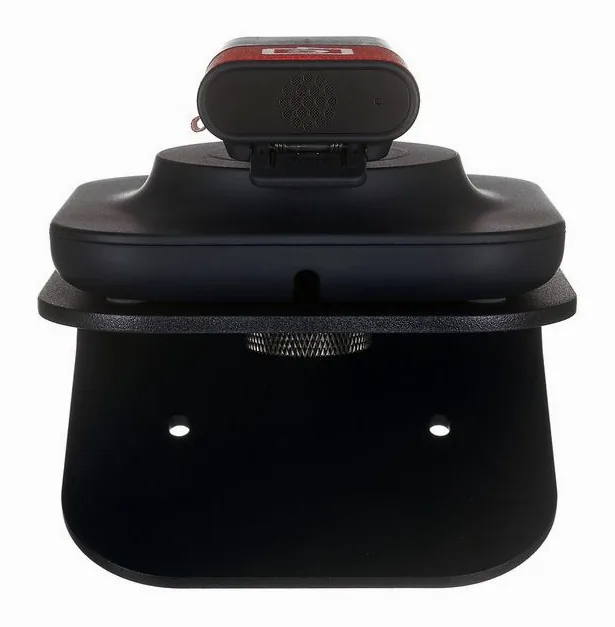 Catchbox Plus Transmitter Clip Red, de microfoonkorf van dichtbij