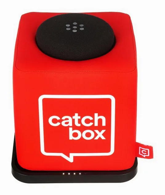 Catchbox Plus Transmitter Cube Red, de bevestiging en de houder