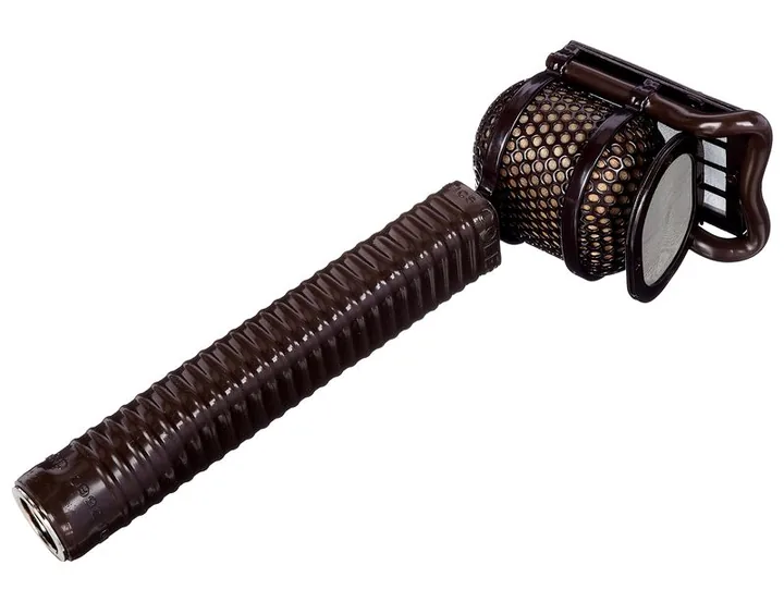 Coles 4104B Lip Microphone, de XLR-aansluiting onderaan