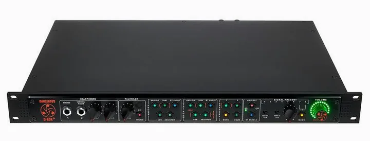 Dangerous Music D-Box+, de regelaars aan de achterzijde