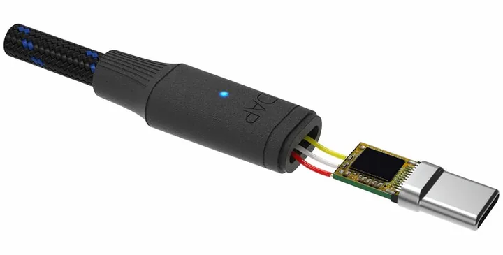 DAP-Audio FL115 USB-C to 2x XLR/M 0.75m, de ingangen aan de voorzijde