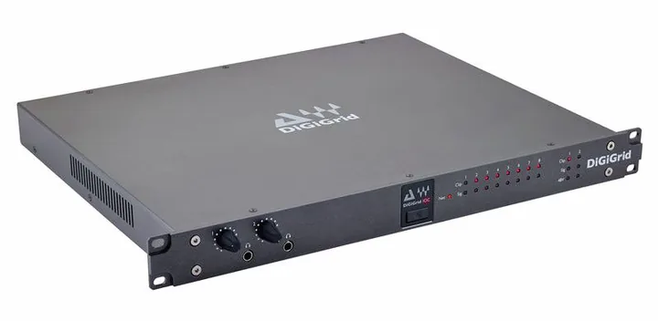 DiGiGrid IOC, het voorpaneel met de draaiknoppen