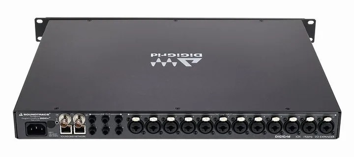 DiGiGrid IOX, de ingangen aan de voorzijde