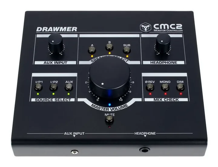 Drawmer CMC2, de behuizing van opzij