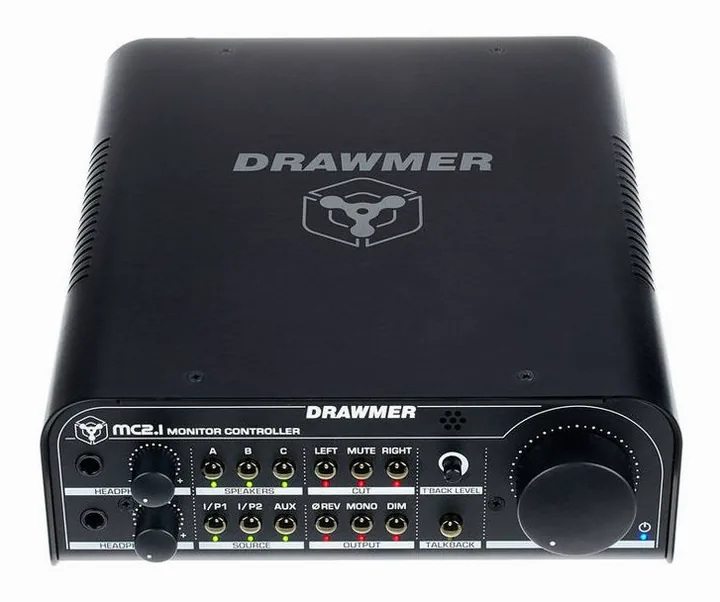 Drawmer MC 2.1, de regelaars aan de achterzijde