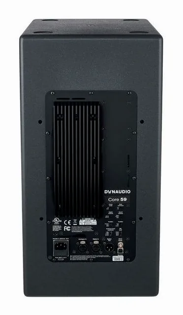 Dynaudio Core 59, de regelaars aan de achterzijde