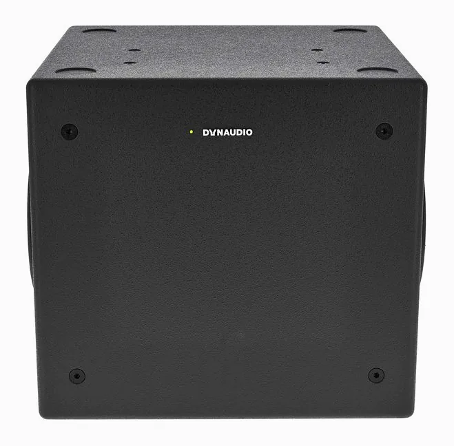 Dynaudio Core Sub Compact, het frontpaneel met de woofer en tweeter