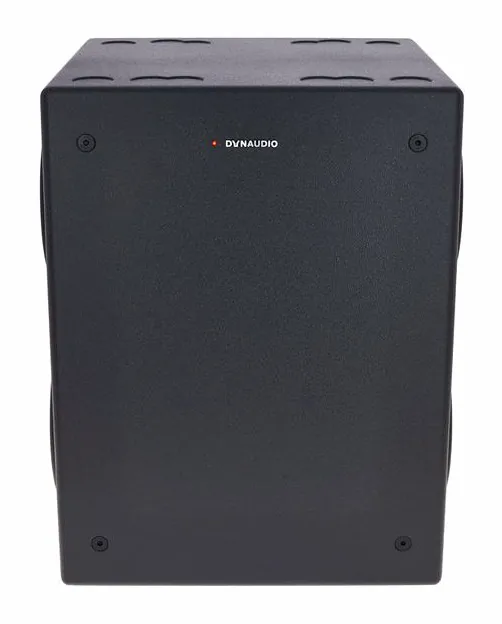 Dynaudio Core Sub, het logo en de afwerking