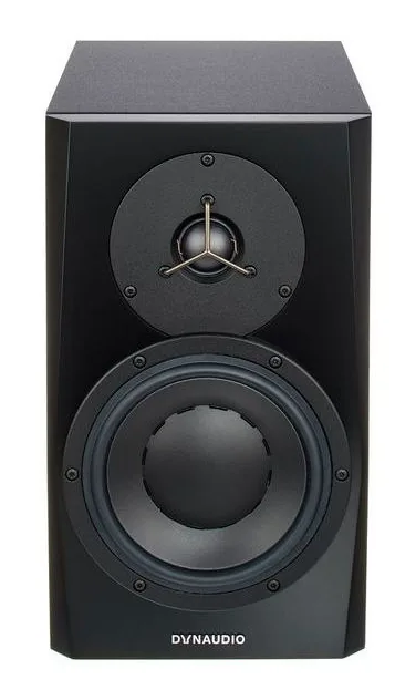 Dynaudio LYD-7 Black, het frontpaneel met de woofer en tweeter