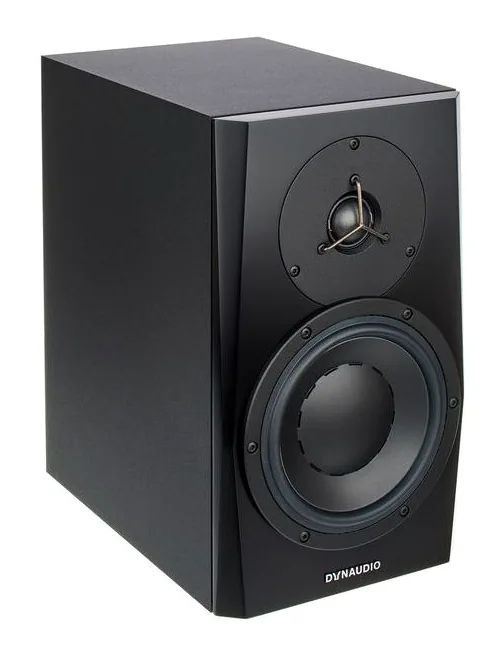 Dynaudio LYD-7 Black, het frontpaneel met de woofer en tweeter