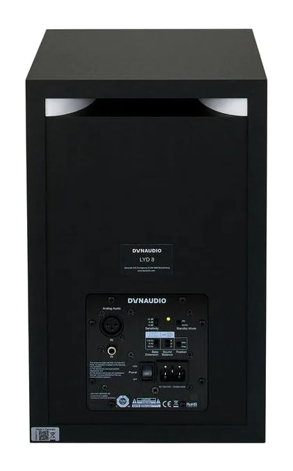 Dynaudio LYD-8, de behuizing van opzij