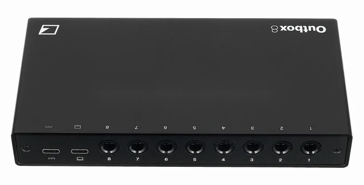 Elektron Outbox 8, de ingangen aan de voorzijde