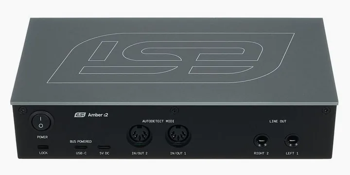 ESI Amber i2, de bovenkant van het apparaat