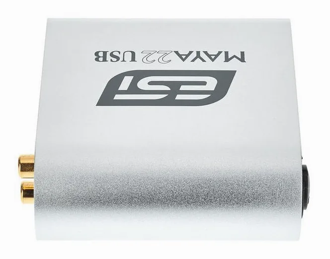 ESI Maya 22 USB, de bovenkant van het apparaat