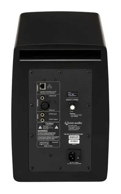 EVE Audio EXO 27, de behuizing van opzij