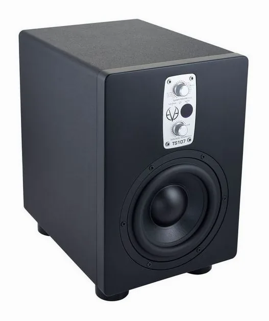 EVE Audio TS107, het frontpaneel met de woofer en tweeter
