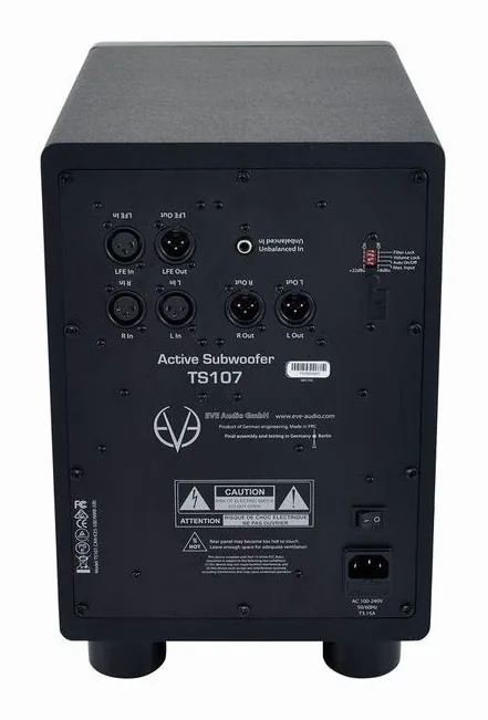 EVE Audio TS107, de bassreflexpoort