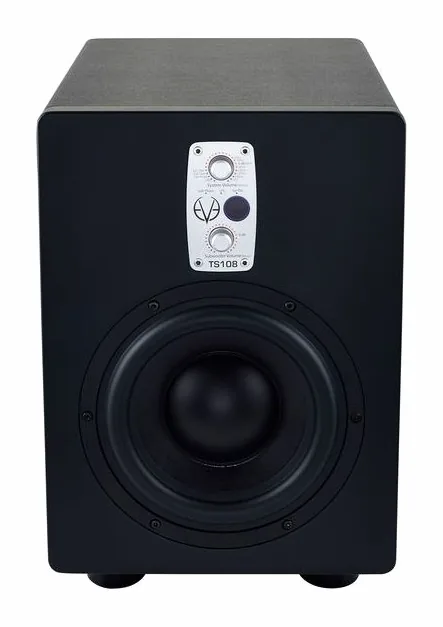 EVE Audio TS108, de achterkant met de aansluitingen