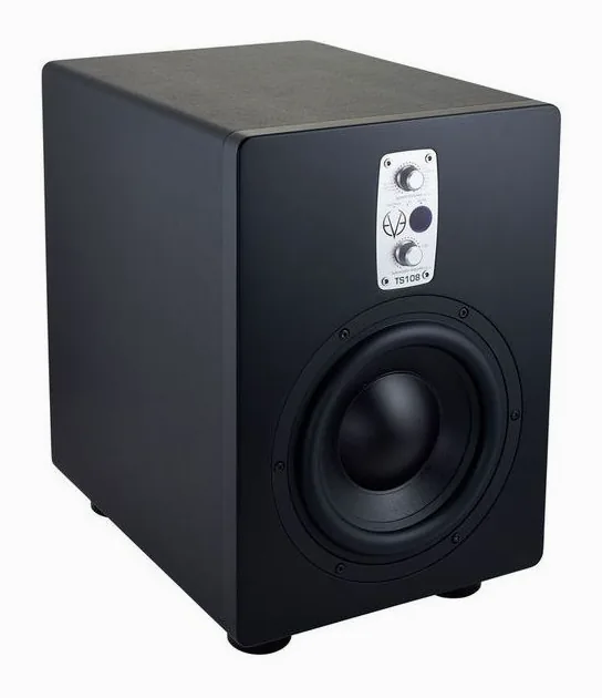 EVE Audio TS108, het frontpaneel met de woofer en tweeter