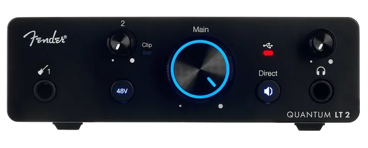 Fender Studio Quantum Complete Bundle, de ingangen aan de voorzijde