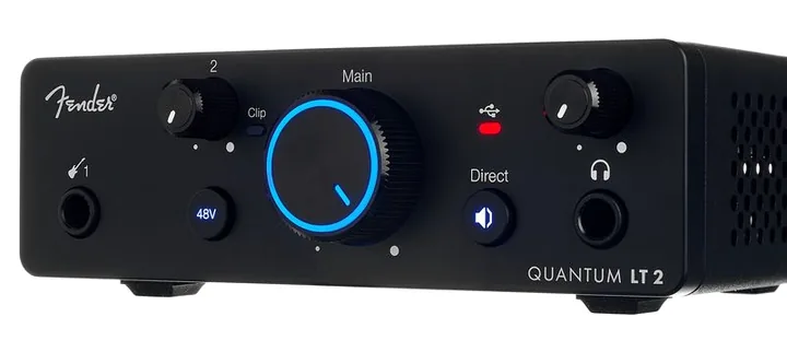 Fender Studio Quantum Creator Bundle, de behuizing van opzij
