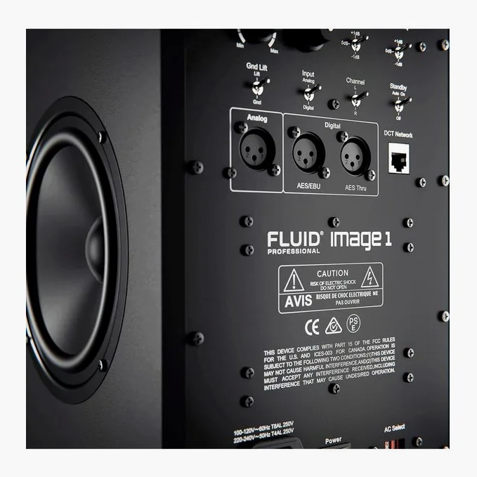Fluid Audio Image 1, de behuizing van opzij
