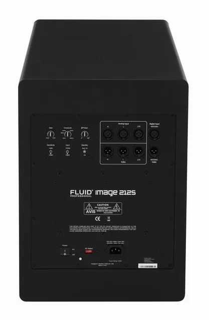 Fluid Audio Image 212S, de bassreflexpoort