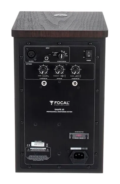 Focal Shape 65, de bassreflexpoort