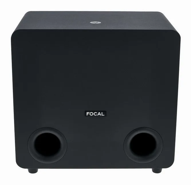 Focal Sub One, de achterkant met de aansluitingen