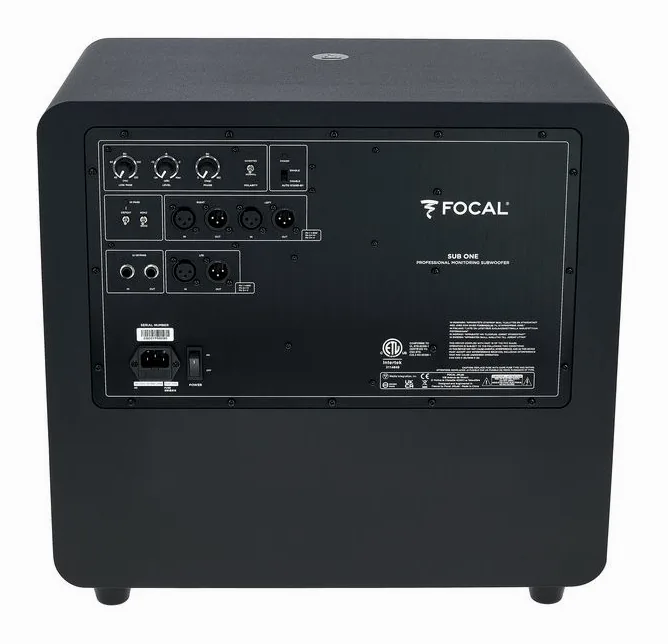 Focal Sub One, de behuizing van opzij