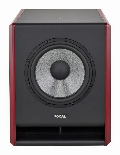 Focal Sub12, het frontpaneel met de woofer en tweeter