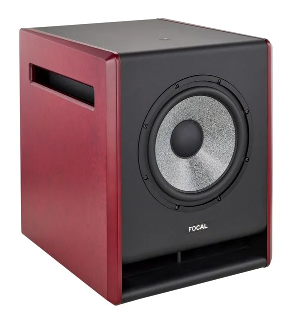Focal Sub12, het logo en de afwerking