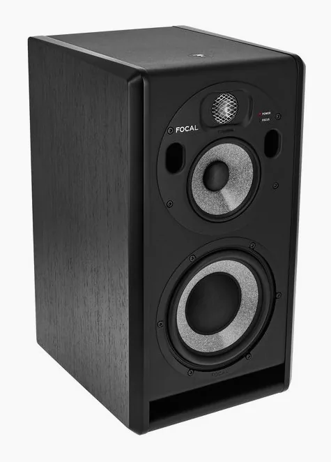 Focal Trio6 Black ST6, het frontpaneel met de woofer en tweeter
