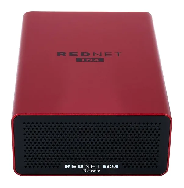 Focusrite RedNet TNX, de behuizing van opzij