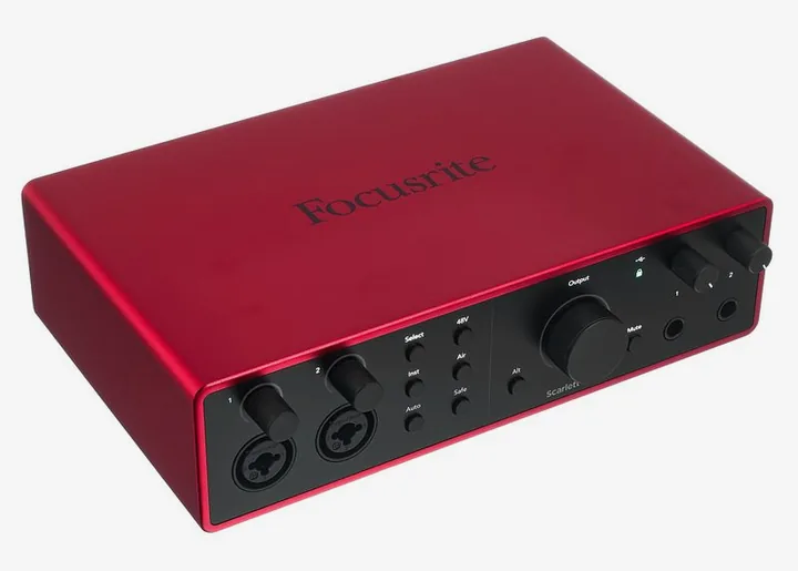 Focusrite Scarlett 16i16 4th Gen, de aansluitingen aan de achterkant