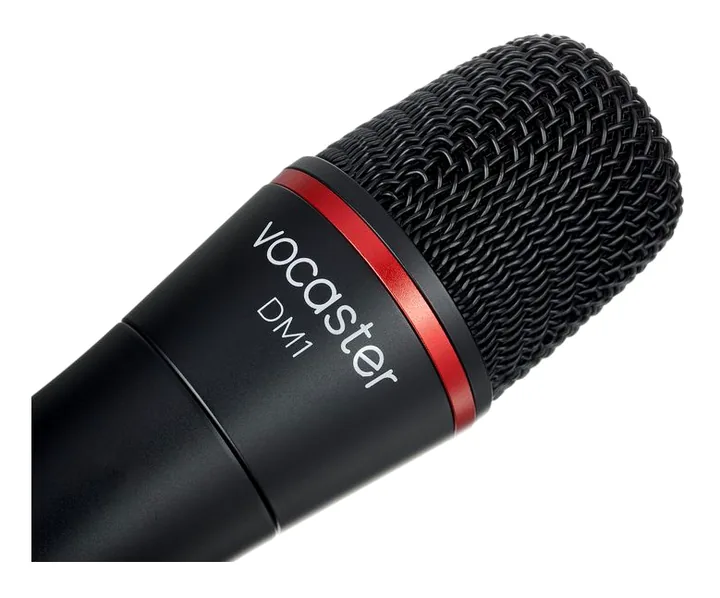 Focusrite Vocaster DM1, de XLR-aansluiting onderaan