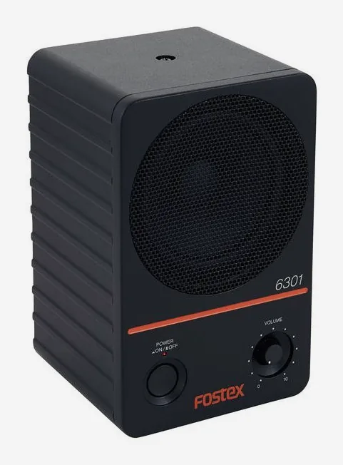 Fostex 6301ND, de regelaars aan de achterzijde