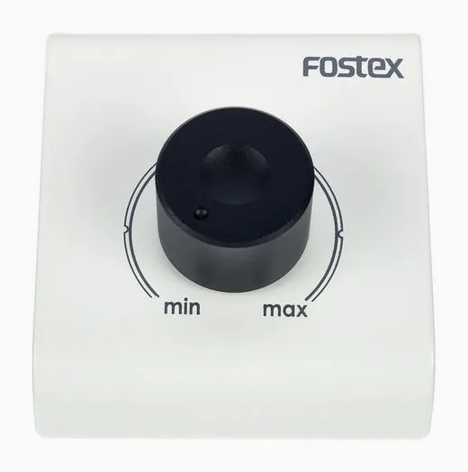 Fostex PC-1 White, de bassreflexpoort