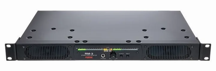 Fostex RM-3, het logo en de afwerking