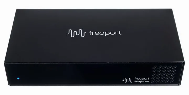 freqport FreqInOut FO1, de behuizing van opzij