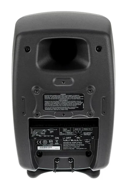 Genelec 8040 BPM, de regelaars aan de achterzijde