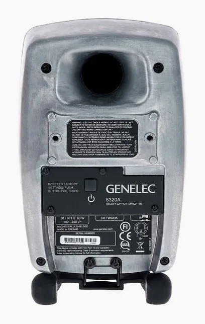Genelec 8320 RAW Pack, het frontpaneel met de woofer en tweeter
