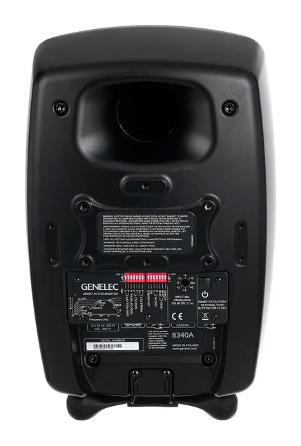 Genelec 8340 AMM, de regelaars aan de achterzijde