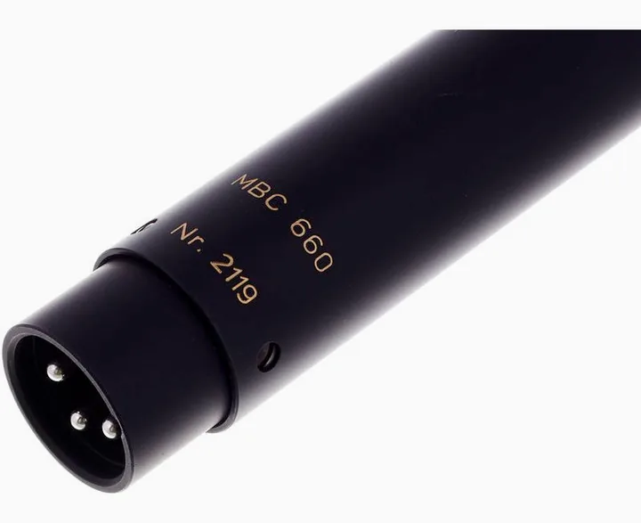Haun MBC660 L, de microfoonkorf van dichtbij