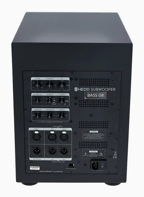 HEDD Bass 08, de bassreflexpoort
