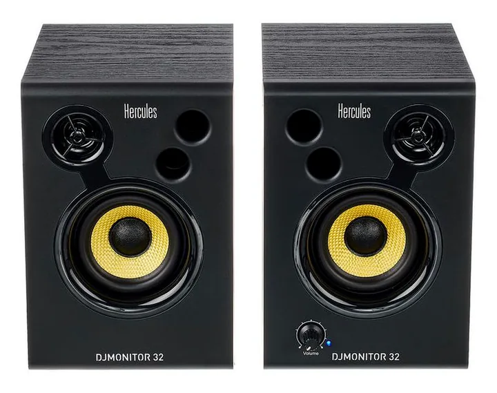 Hercules DJ Monitor 32, het logo en de afwerking