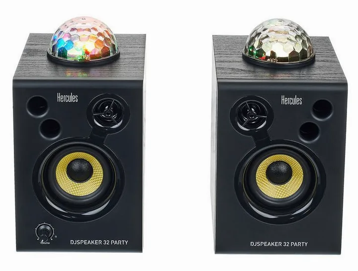 Hercules DJ Speaker 32 Party, de behuizing van opzij