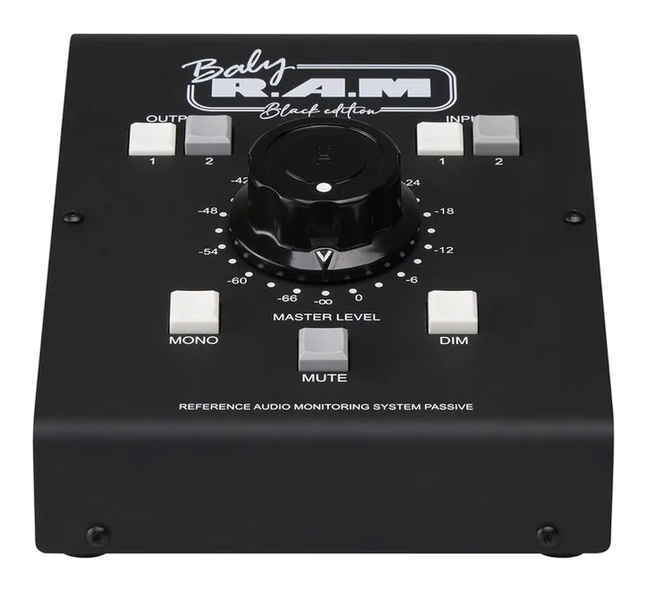 Heritage Audio Baby RAM BK, de achterkant met de aansluitingen