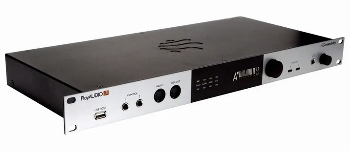 iConnectivity PlayAUDIO1U, de behuizing van opzij