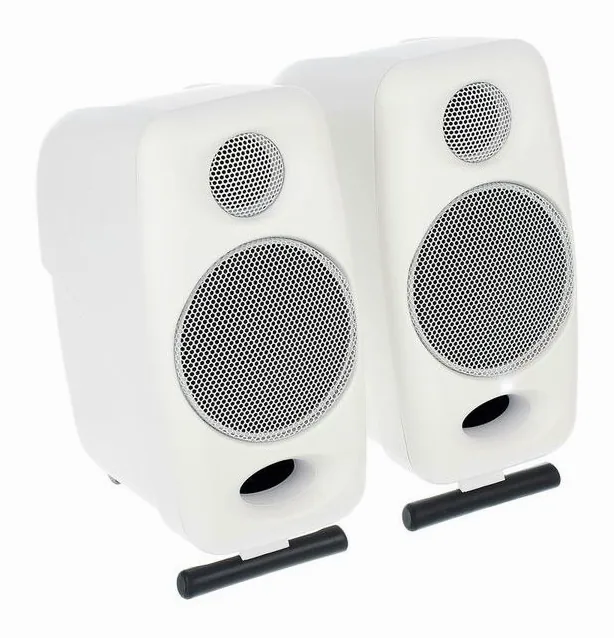IK Multimedia iLoud Micro Mon. White Edition, de behuizing van opzij